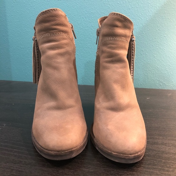 Lucky Brand Genuine Leather Brown Booties - Picture 3 of 7